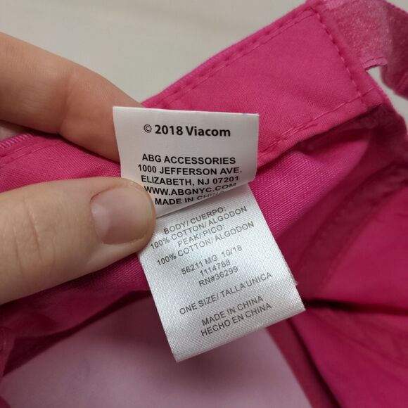 Nickelodeon Girl's Jojo Siwa Strapback Hat Pink One Size Graphic - Picture 12 of 12